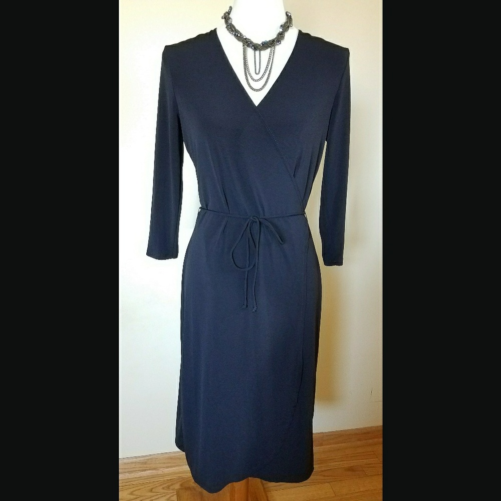 NWOT! Faux Wrap Dress - 1 Black Still Available!